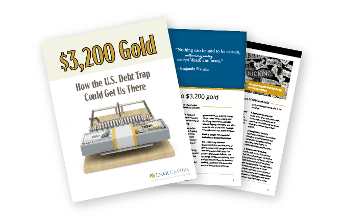 3 brochures, Precious Metals Investing cover is at the center