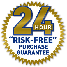 24 hour &ldquo;risk-free&rdquo; purchase guarantee